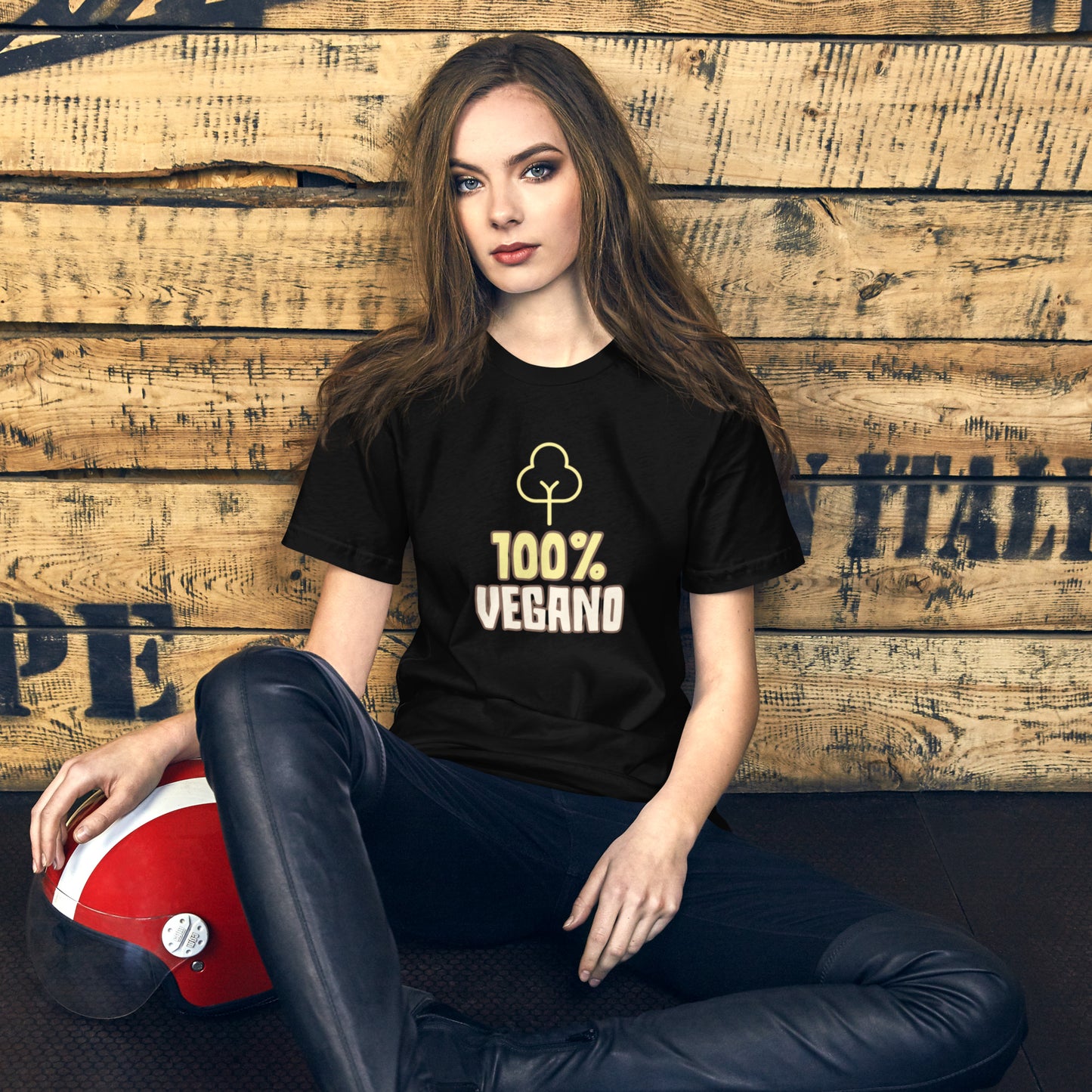 100% Vegano Unisex T-shirt