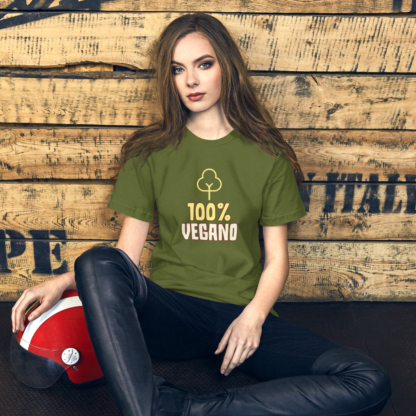 100% Vegano Unisex T-shirt